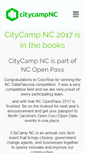 Mobile Screenshot of citycampnc.org